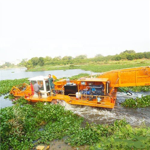 Yovvoyi o'tlarni kesish uchun qayiq